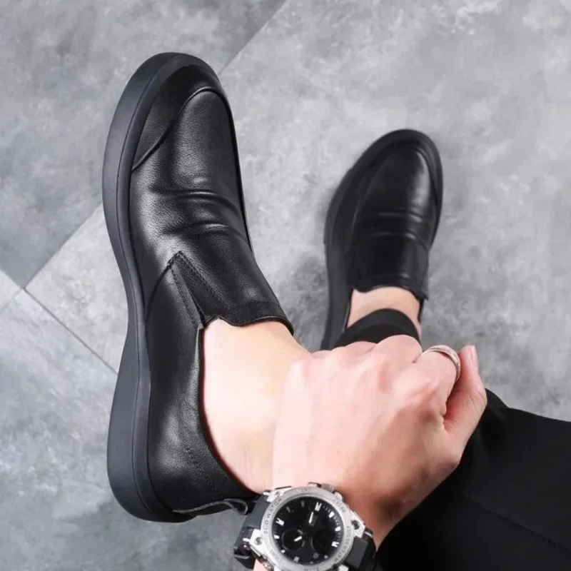 Men Shoes Clearance - ชุดสูทรองเท้าชุดเดรสคลาสสิกและหรูหราสำหรับสีดำผู้ชายรองเท้าลำลองธุรกิจหนังวัวสำหรับผู้ชาย
