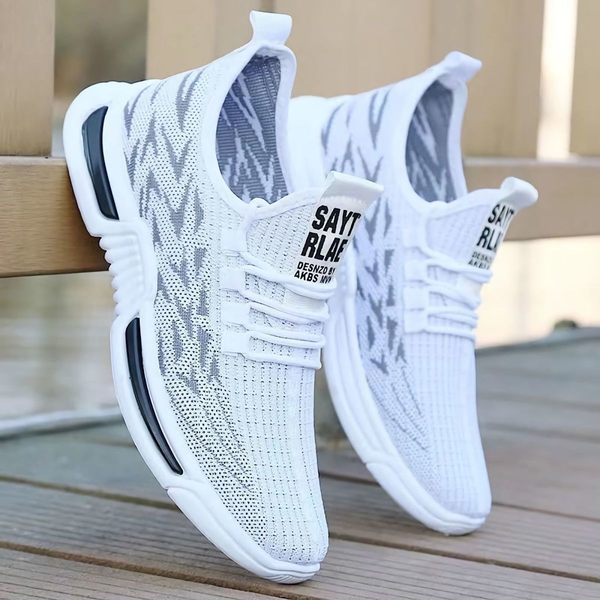Men'S Shoes For Gym - รองเท้าผ้าใบผู้ชายลำลอง 2026 ระบายอากาศได้ดี กันลื่น รองเท้ากีฬาวิ่ง รองเท้าลำลองตาข่ายอากาศอเนกประสงค์