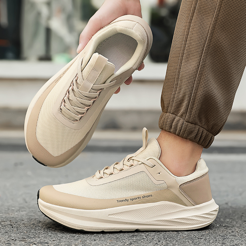 Men Shoes Trainers - รองเท้าวิ่งลดราคาสำหรับคู่รัก ระบายอากาศได้ดี เหมาะสำหรับเดิน วิ่งออกกำลังกาย ใส่สบายสำหรับผู้ชายและผู้หญิง รองเท้ากีฬากลางแจ้ง
