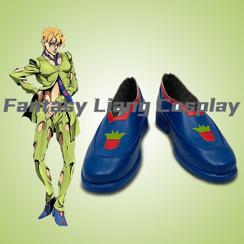 Men Shoes Japan - รองเท้าคอสเพลย์ฟูโกะจากอนิเมะ JoJo's Bizarre Adventure Golden Wind