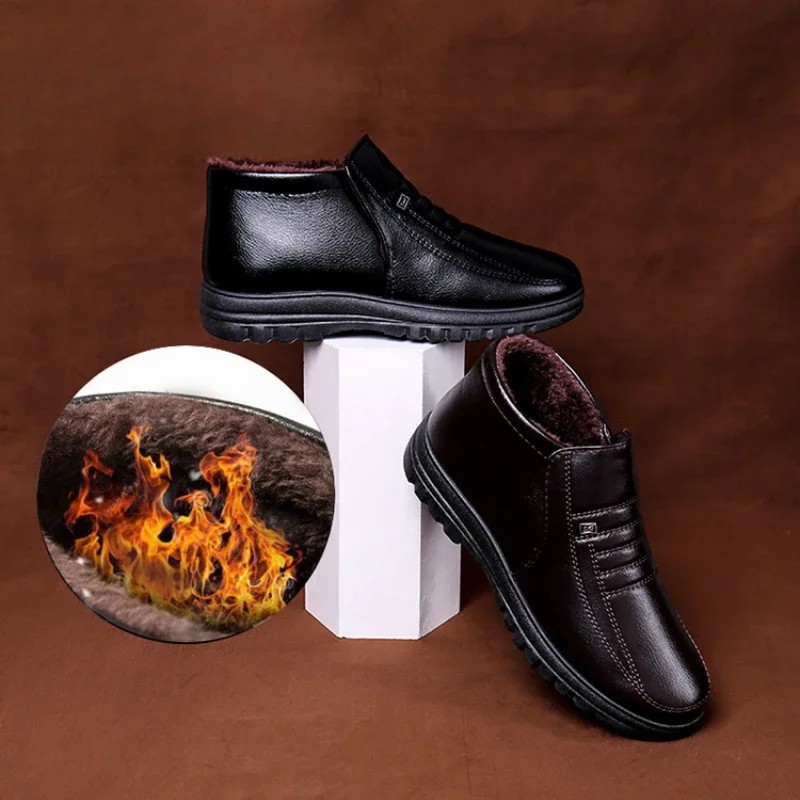 PLUS ขนาดชายรองเท้าฤดูหนาวรองเ - Men'S Shoes Temu บทวิจารณ์และราคา