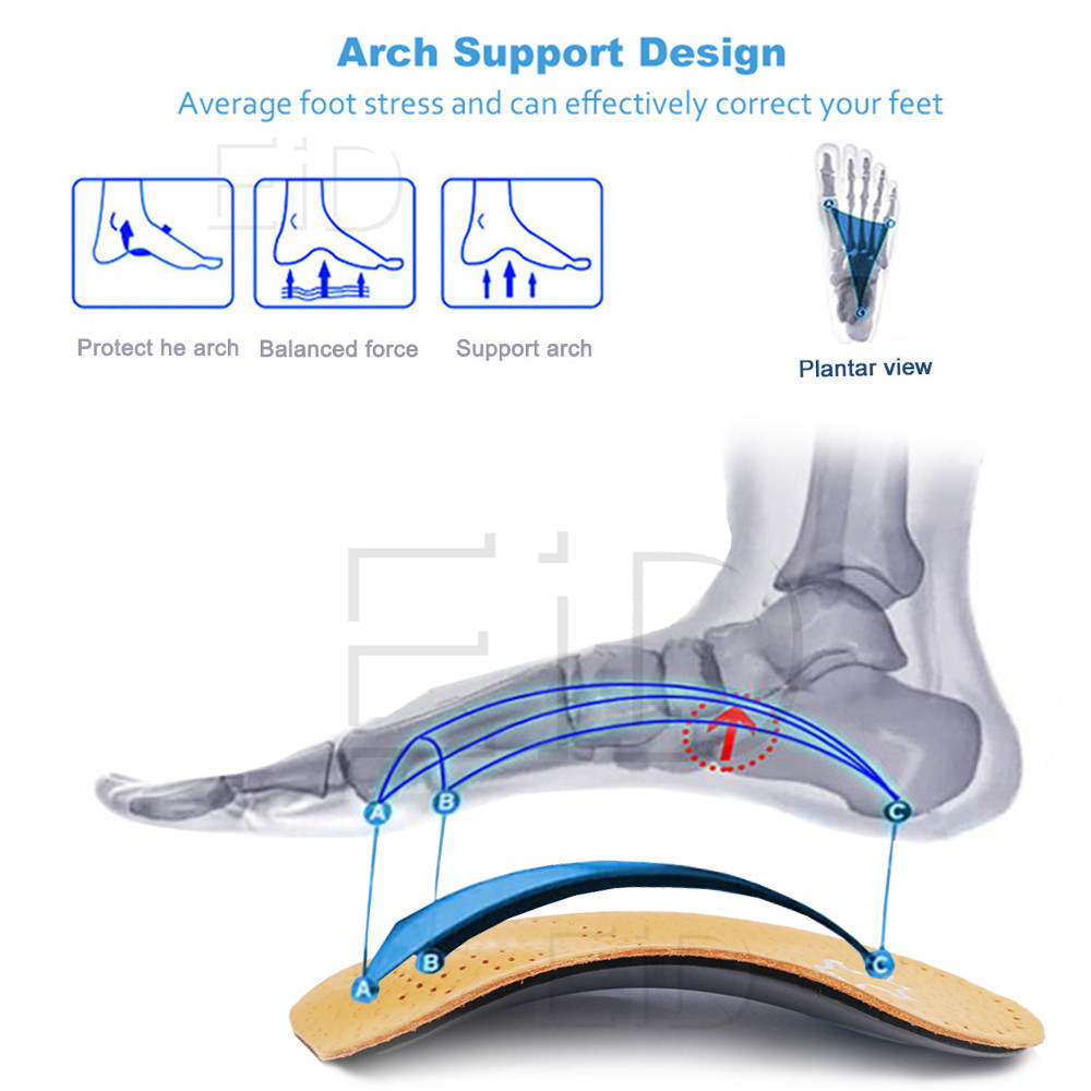 หนัง Orthotic Insoles OX ขาเบา - Men Shoes Eid บทวิจารณ์และราคา