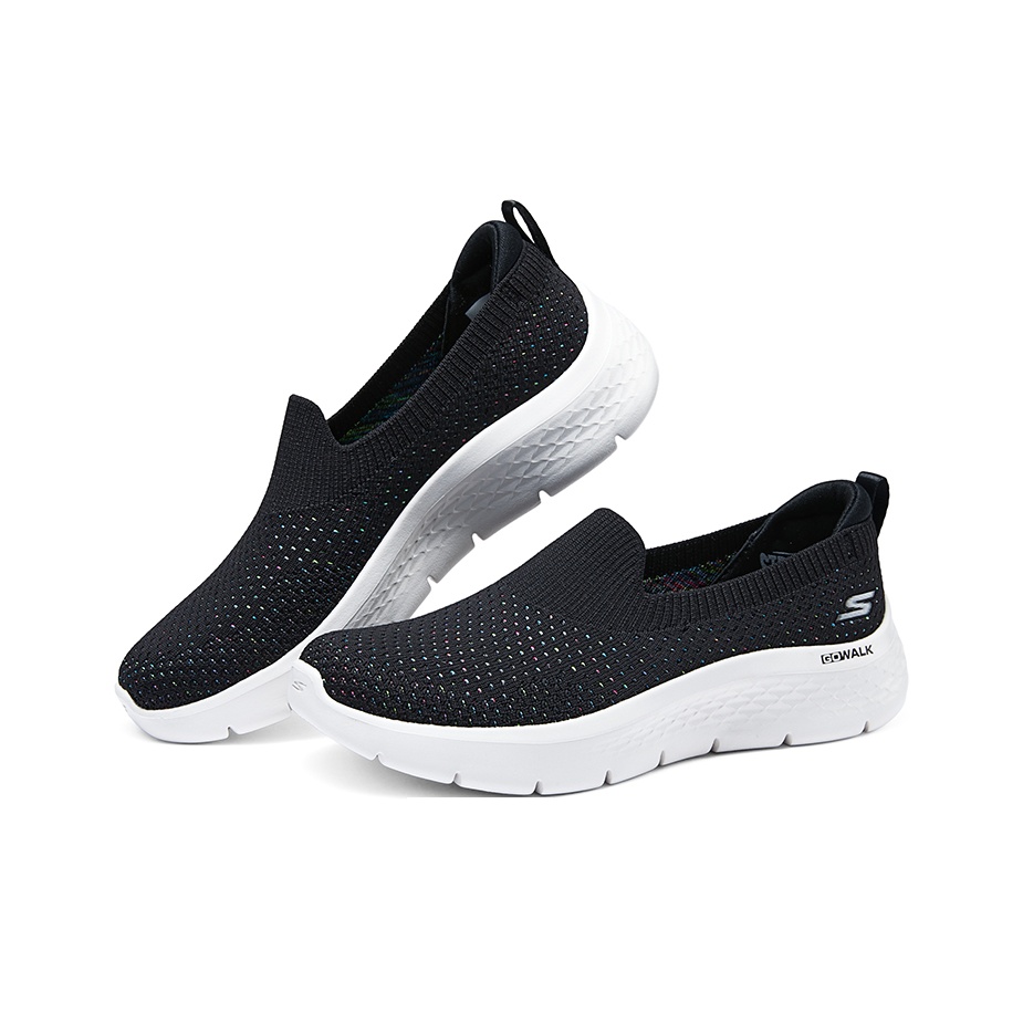Skechers Go Walk Fle Mesh, รอง - Men'S Shoes Black And White บทวิจารณ์และราคา