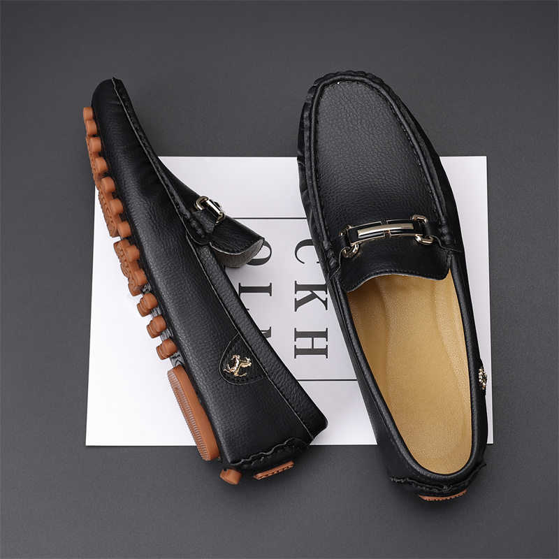 รองเท้าผู้ชายแบบโลฟเฟอร์ สไตล์ - Boat Shoe Leather บทวิจารณ์และราคา