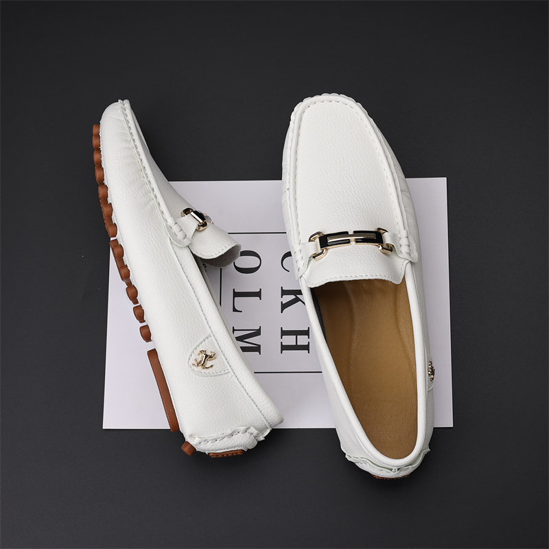รองเท้าผู้ชายแบบโลฟเฟอร์ สไตล์ - Boat Shoe Leather บทวิจารณ์และราคา