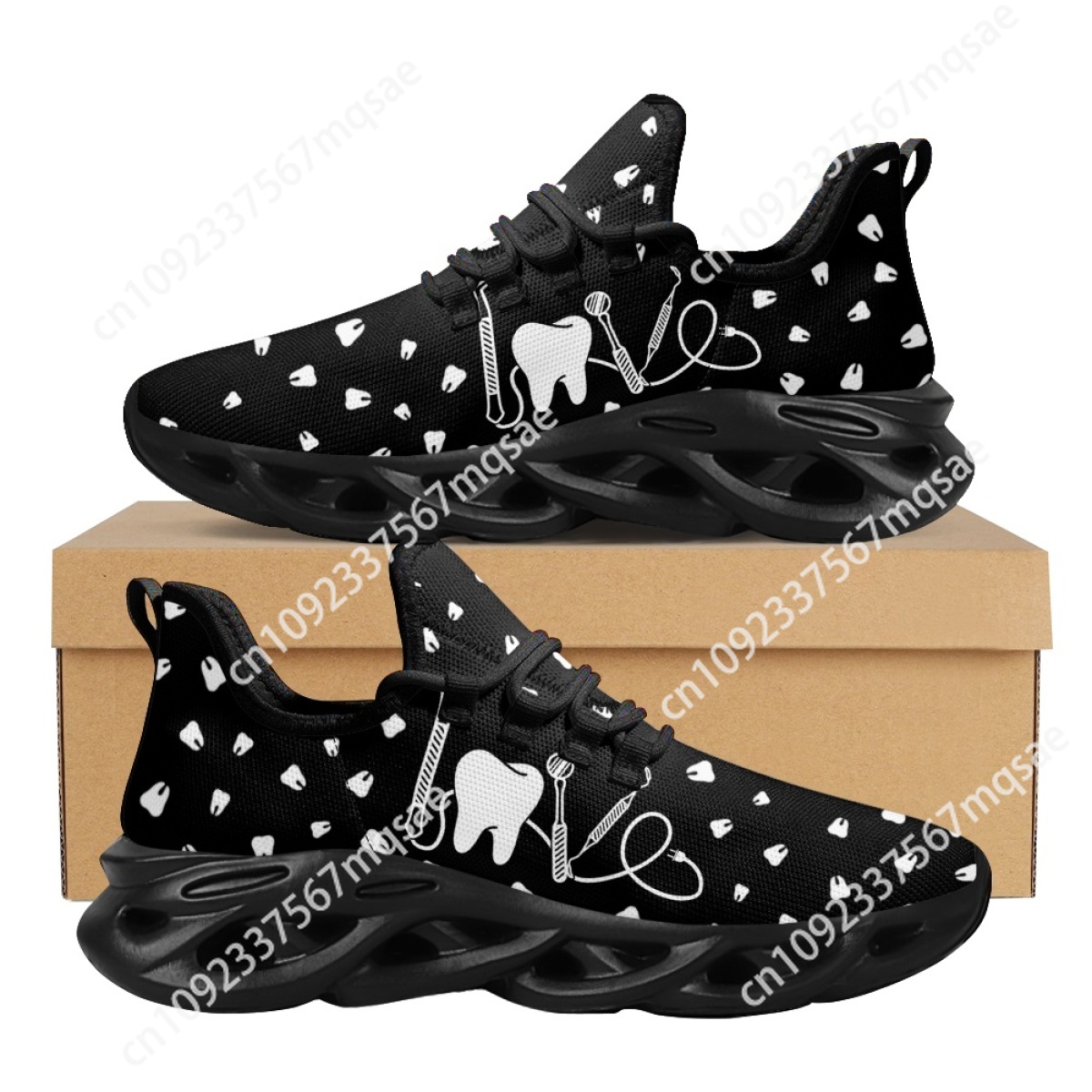 สีดําและสีขาวฟัน Medical Insti - Men'S Shoes Black And White บทวิจารณ์และราคา