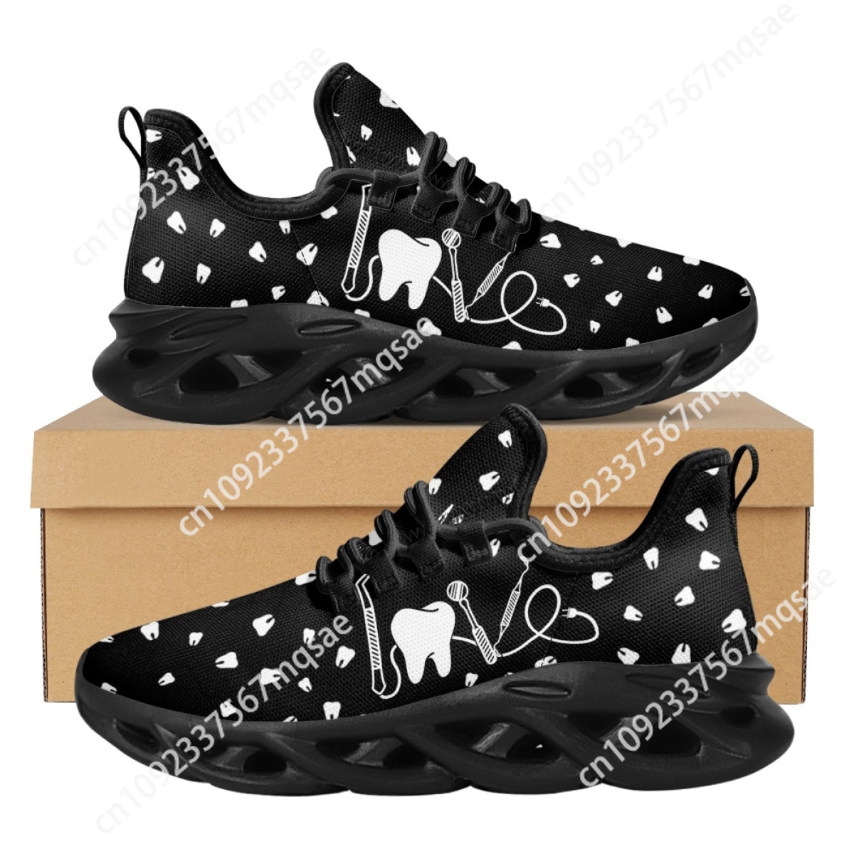สีดําและสีขาวฟัน Medical Insti - Men'S Shoes Black And White บทวิจารณ์และราคา