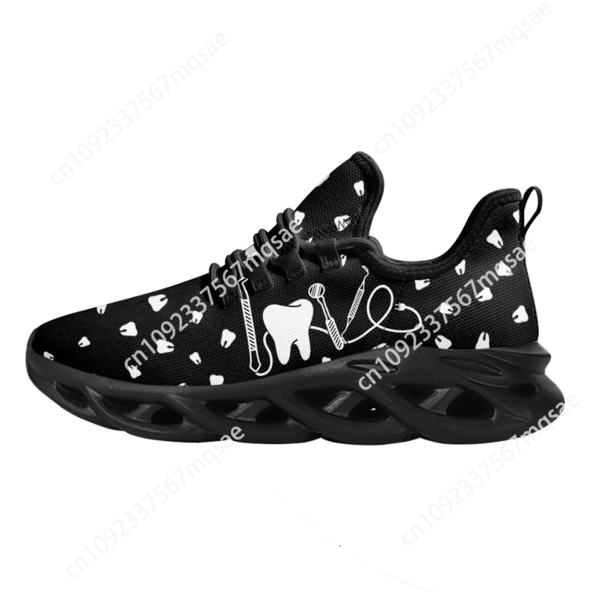 สีดําและสีขาวฟัน Medical Insti - Men'S Shoes Black And White บทวิจารณ์และราคา