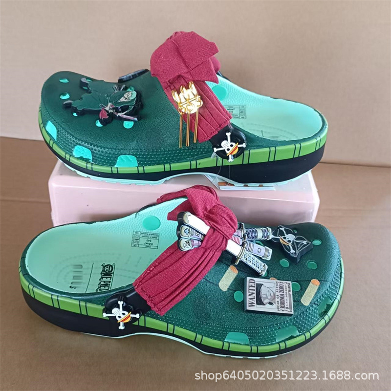 รองเท้าแตะลายอนิเมะวันพีซ โรโร - Men Shoes Japan บทวิจารณ์และราคา