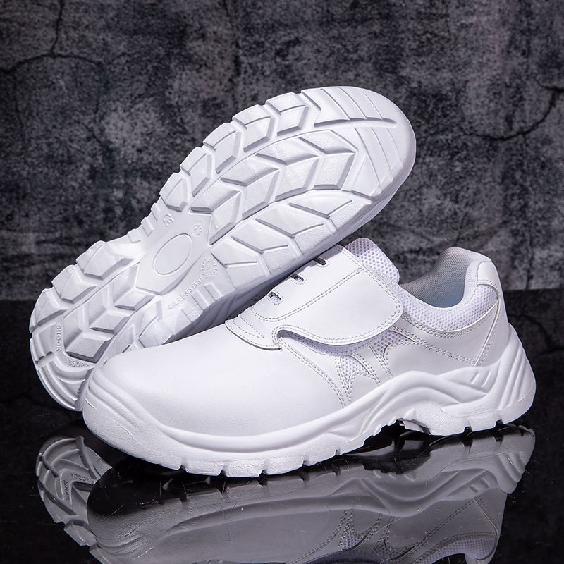รองเท้าเซฟตี้คนทำงานหนังนิ่มมี - Men Shoes White Colour บทวิจารณ์และราคา