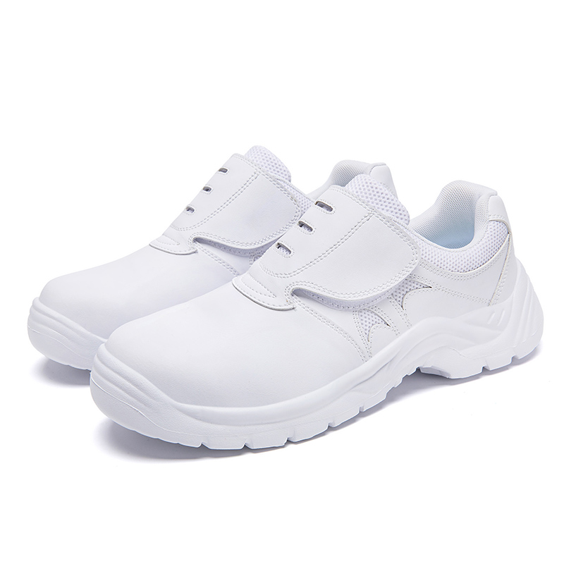 รองเท้าเซฟตี้คนทำงานหนังนิ่มมี - Men Shoes White Colour บทวิจารณ์และราคา