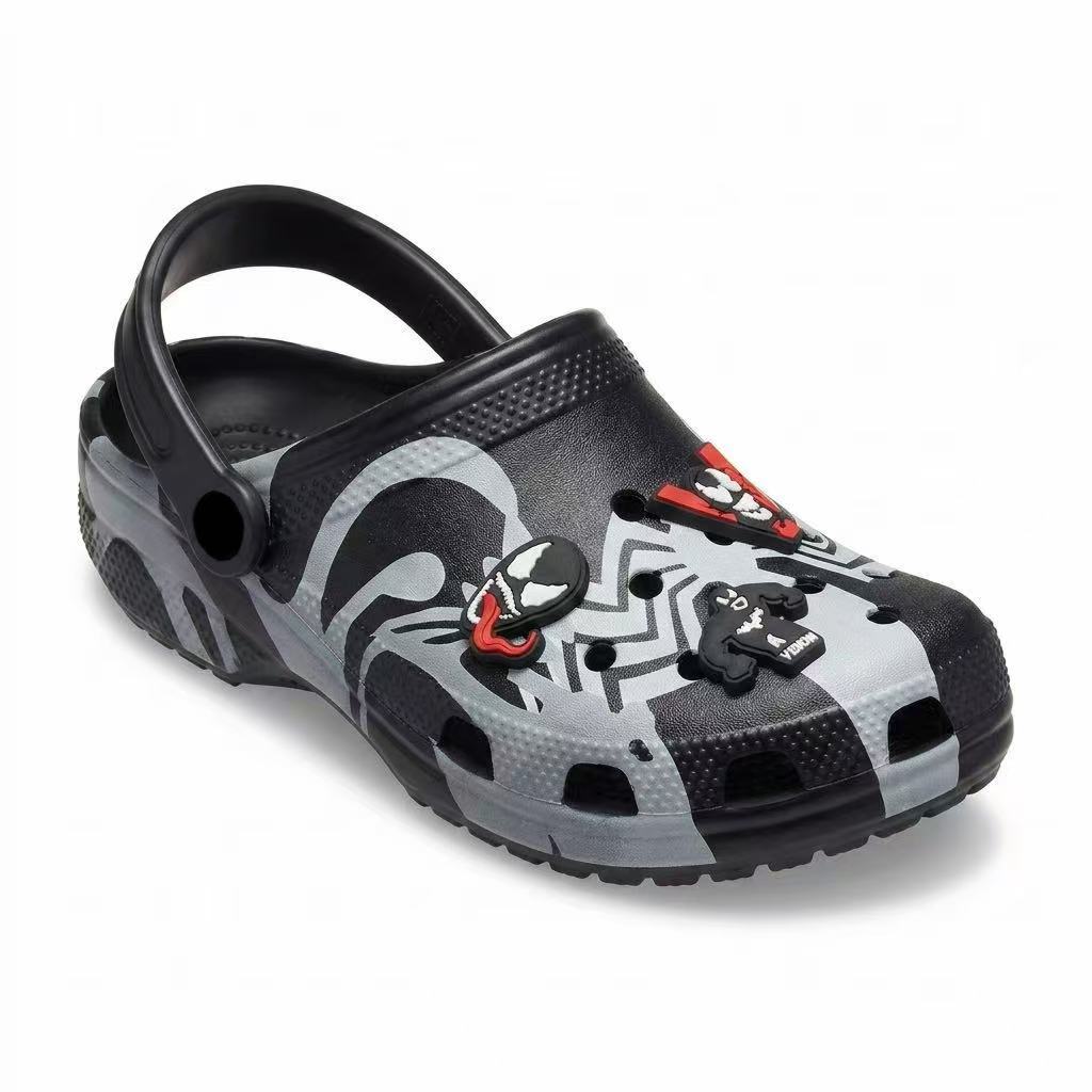 รองเท้าแตะลายพิมพ์ Venom สีดำ- - Men'S Shoes Black And White บทวิจารณ์และราคา