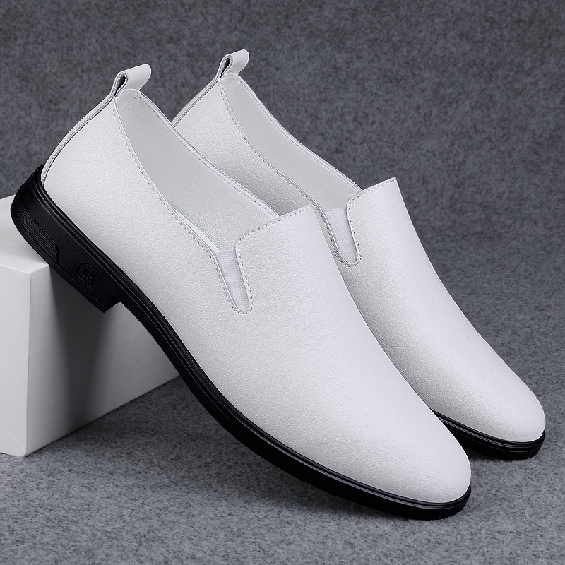 รองเท้าโลฟเฟอร์ผู้ชายสีดำพื้นน - Men'S Shoes Black And White บทวิจารณ์และราคา