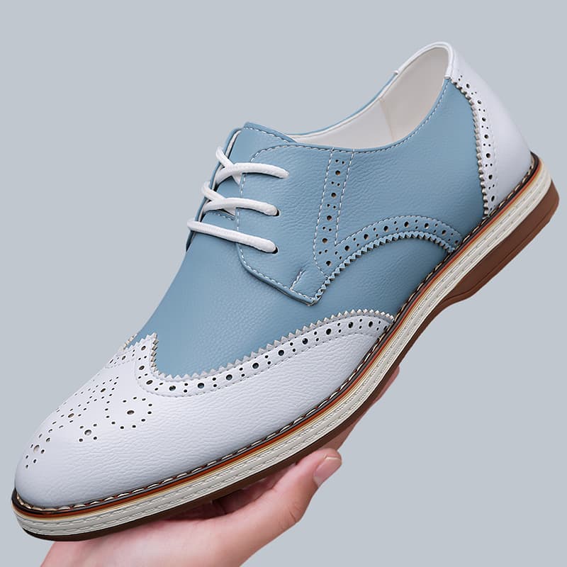 รองเท้าออกซ์ฟอร์ดแบบผูกเชือกสี - Men'S Shoes Temu บทวิจารณ์และราคา
