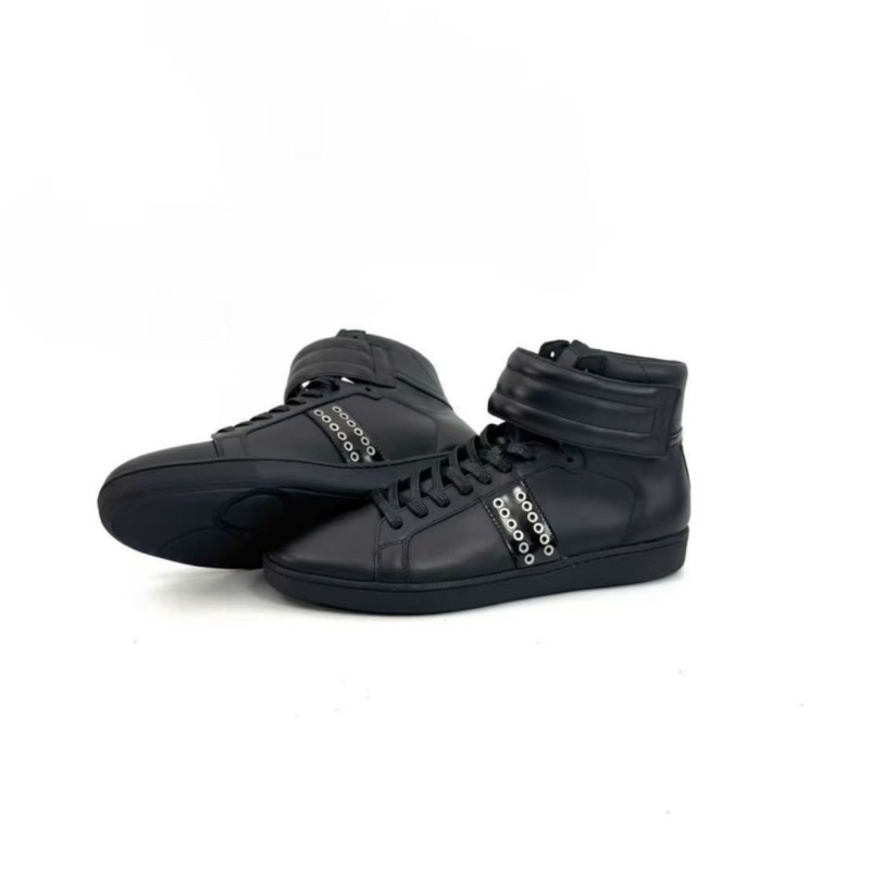 รองเท้าผ้าใบหุ้มข้อหนังแท้สำหร - Men Shoes White Colour บทวิจารณ์และราคา