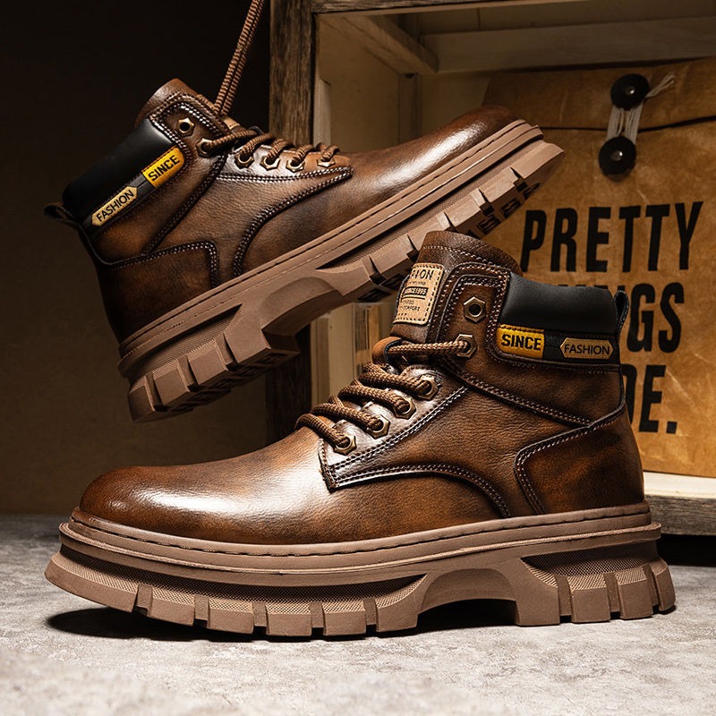 Vintage Men Platformข้อเท้ารอง - Winter Boot Insulated บทวิจารณ์และราคา