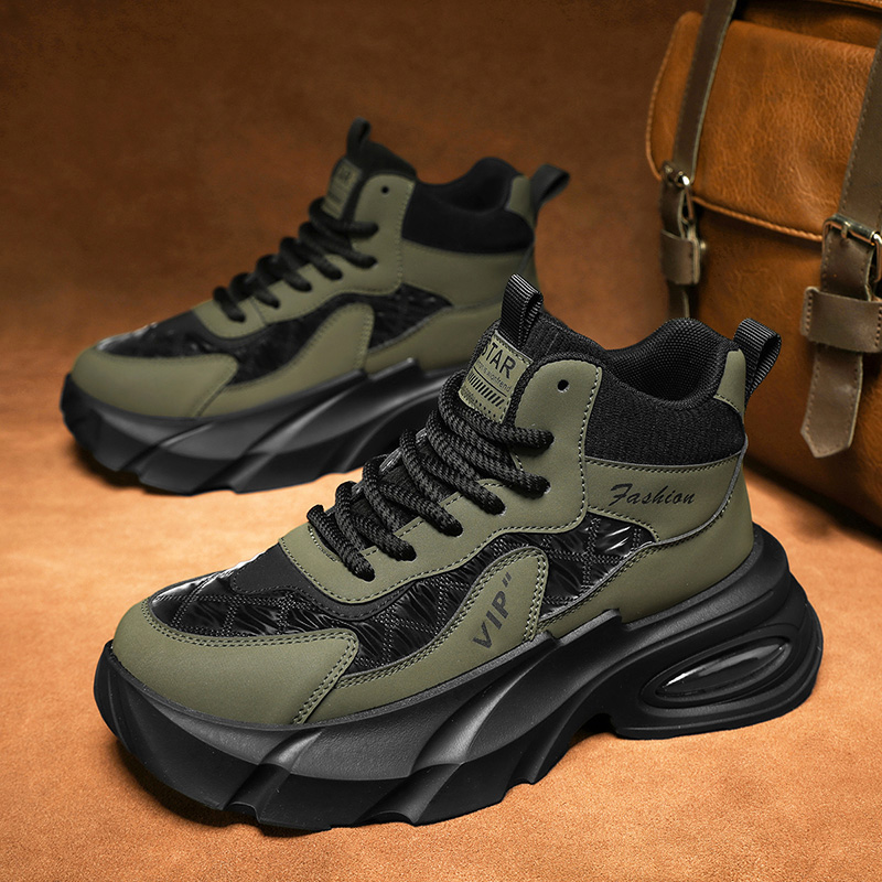 รองเท้าผู้ชายทรงสูงรุ่นใหม่ปี  - Men Shoes Trainers บทวิจารณ์และราคา