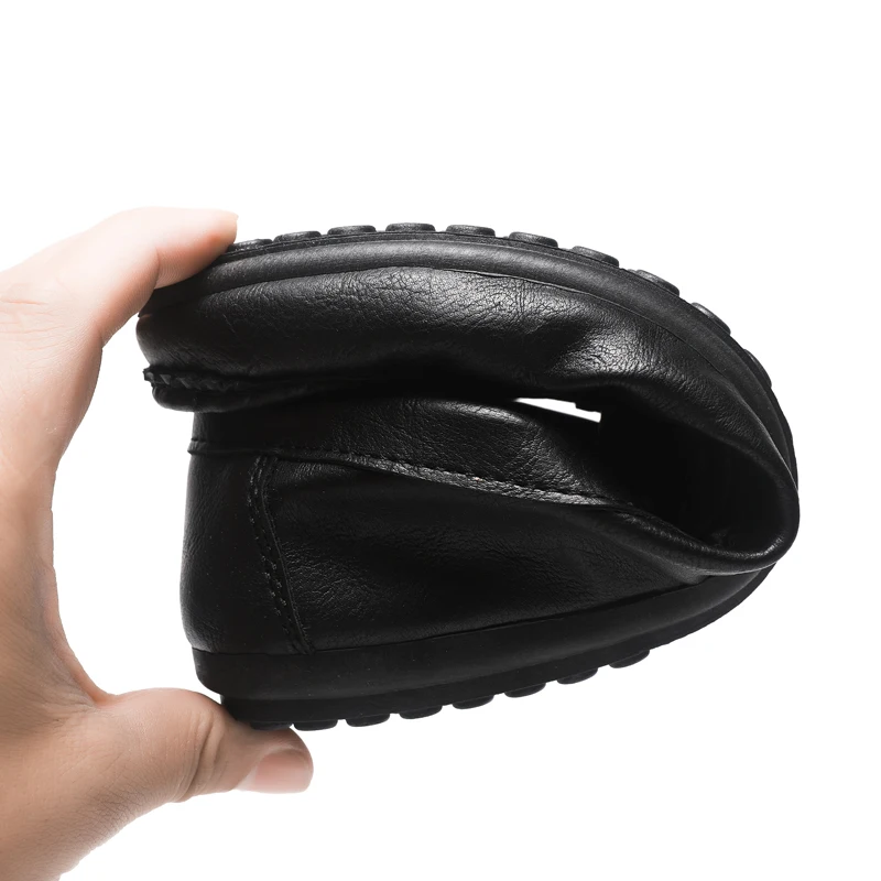 รองเท้าผู้ชายลำลองหนังแท้ รองเ - Boat Shoe Leather บทวิจารณ์และราคา