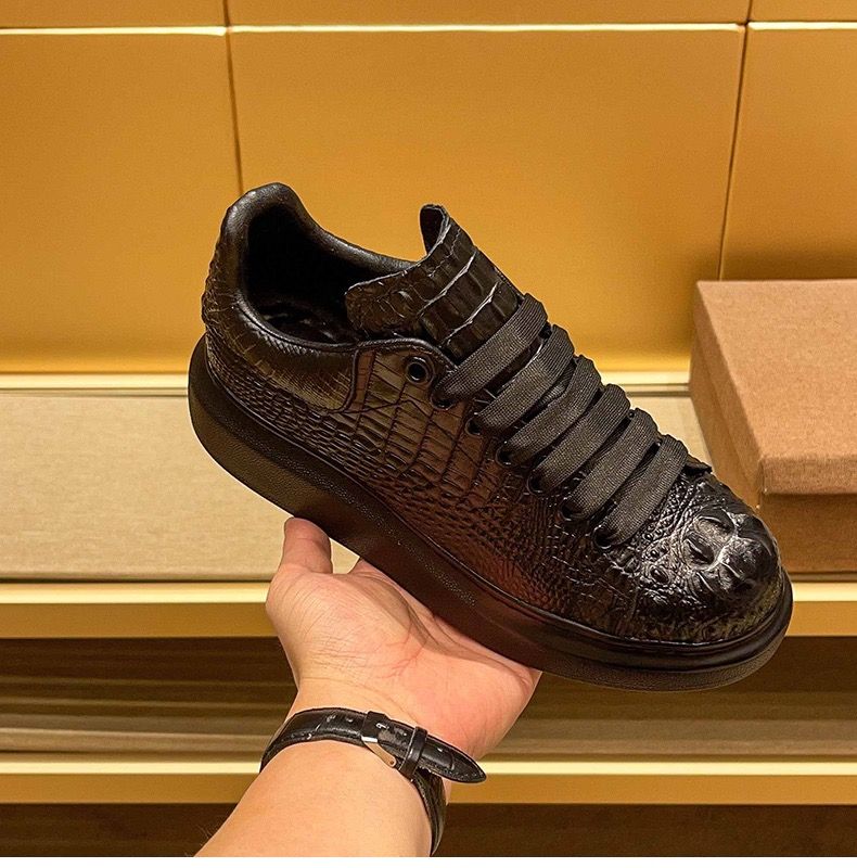 รองเท้าผ้าใบผู้ชายลายจระเข้สีด - Men'S Shoes Temu บทวิจารณ์และราคา
