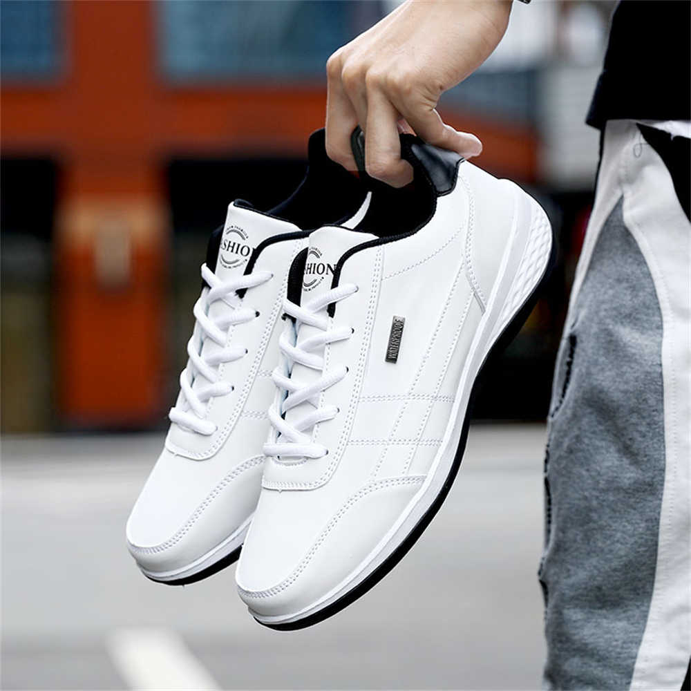 รองเท้าเดรสสีขาวสำหรับผู้ชาย ไ - Men Shoes Trainers บทวิจารณ์และราคา