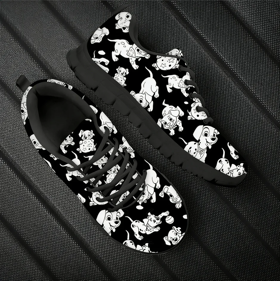 รองเท้าผ้าใบลายสุนัขดัลเมเชียน - Men'S Shoes Black And White บทวิจารณ์และราคา