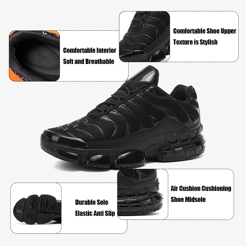 รองเท้ากีฬาลำลองแบบมีเบาะลมสำห - Men'S Shoes For Gym บทวิจารณ์และราคา