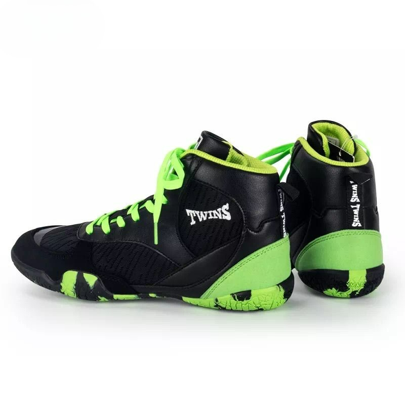 รองเท้ามวยปล้ำมืออาชีพสำหรับผู - Men Shoes White Colour บทวิจารณ์และราคา