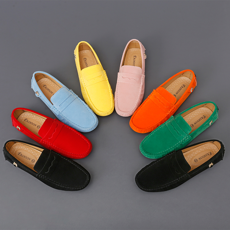 รองเท้าหนังนิ่มส้นเตี้ยทรงโลฟเ - Boat Shoe Leather บทวิจารณ์และราคา