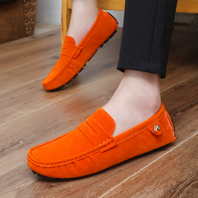 รองเท้าหนังนิ่มส้นเตี้ยทรงโลฟเ - Boat Shoe Leather บทวิจารณ์และราคา