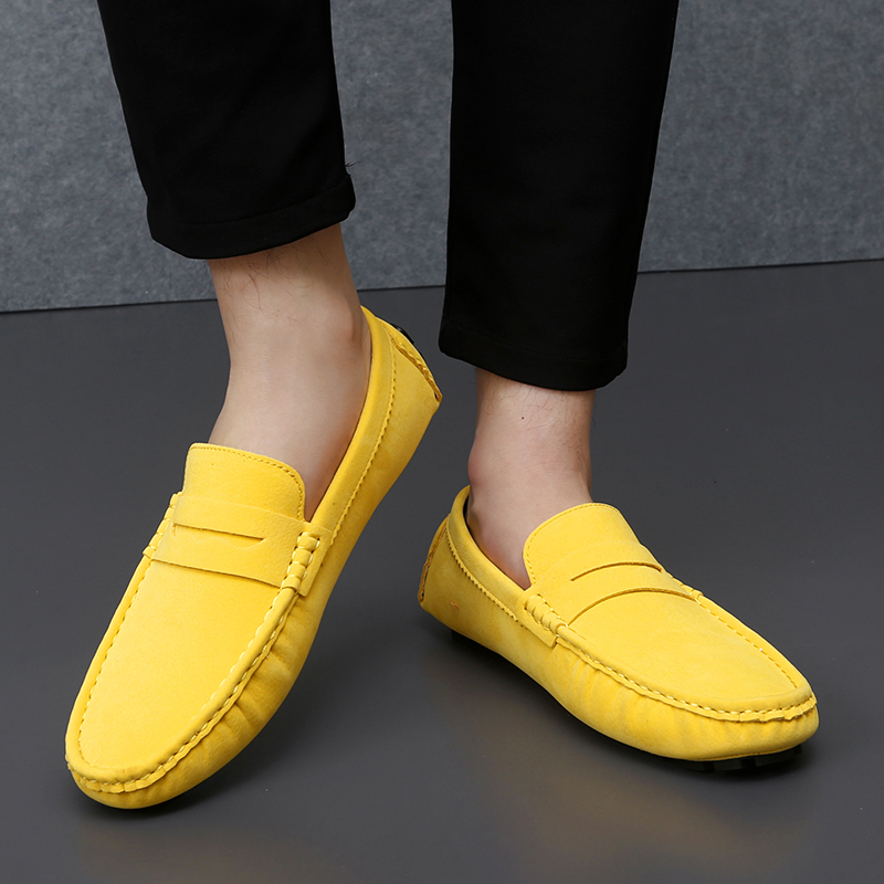 รองเท้าหนังนิ่มส้นเตี้ยทรงโลฟเ - Boat Shoe Leather บทวิจารณ์และราคา