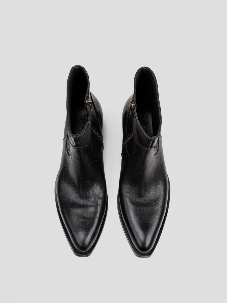 รองเท้าบูทข้อเท้าหนังวัวแบบมีซ - Men'S Shoes Zipper บทวิจารณ์และราคา