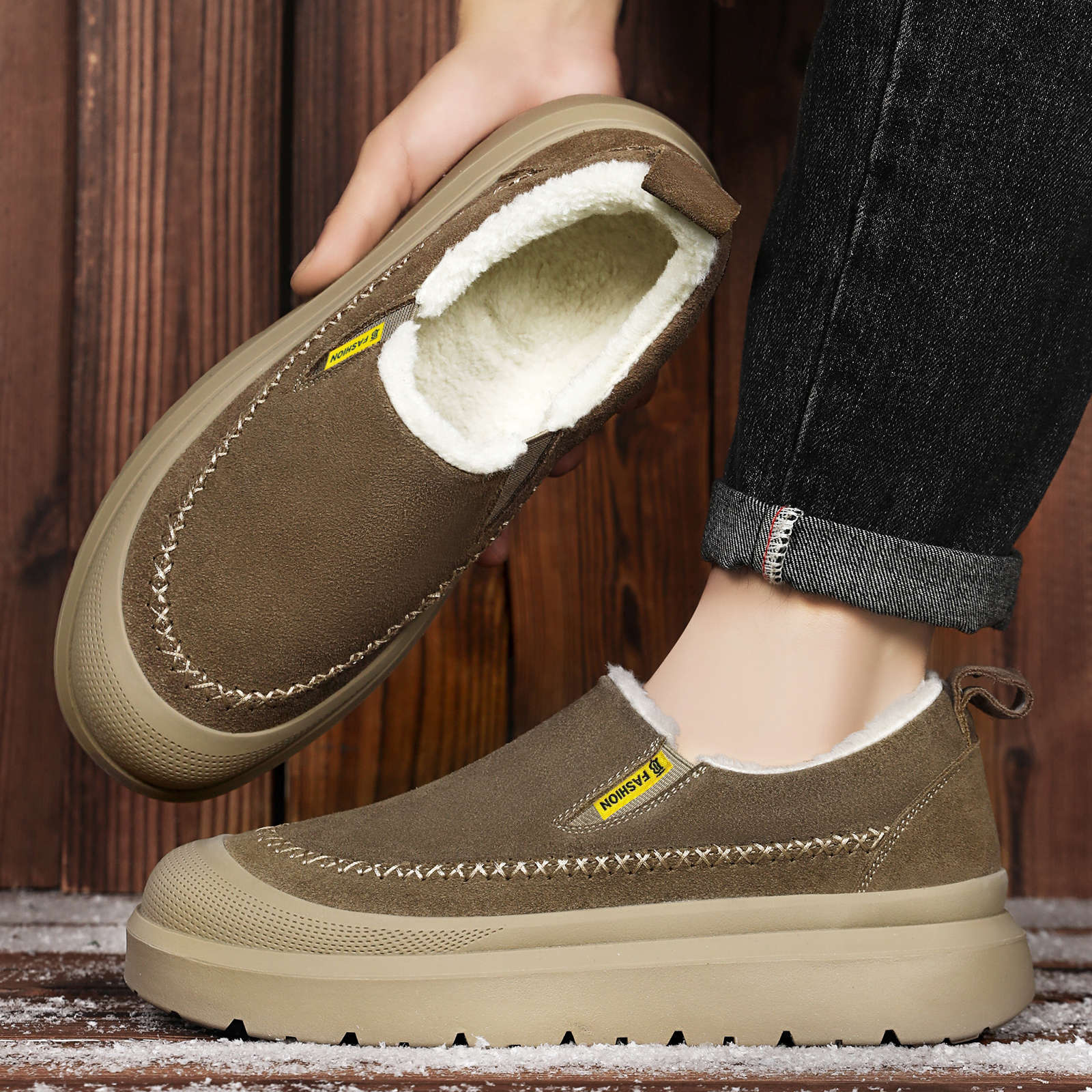 รองเท้าบูทข้อสั้นสำหรับผู้ชายใ - Men'S Shoes Height Increase บทวิจารณ์และราคา