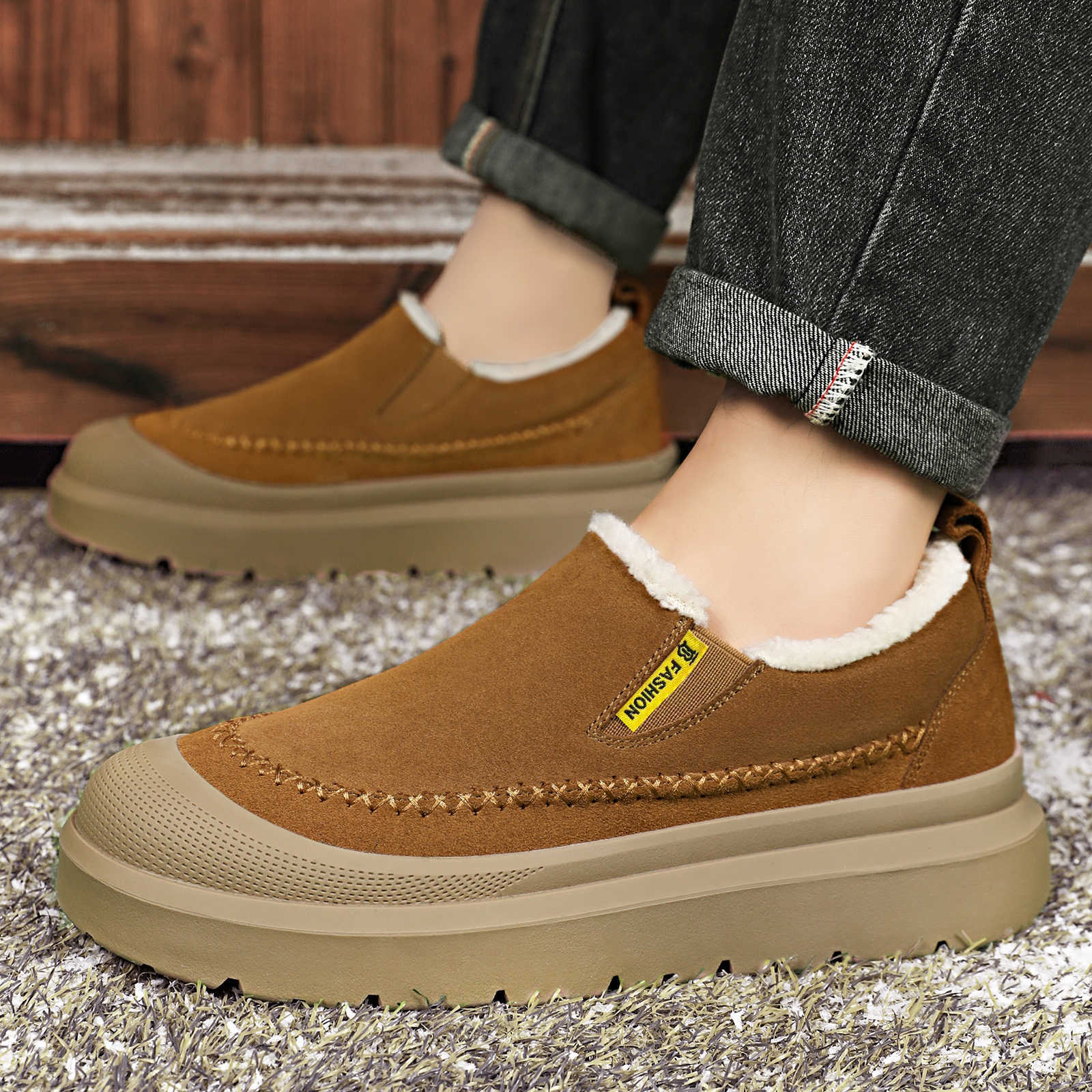 รองเท้าบูทข้อสั้นสำหรับผู้ชายใ - Men'S Shoes Height Increase บทวิจารณ์และราคา