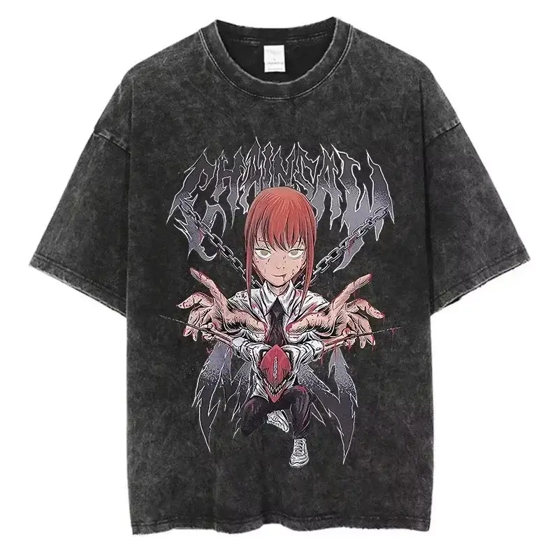 เสื้อยืดลายกราฟิก Chainsaw Man - Men Shoes Japan บทวิจารณ์และราคา