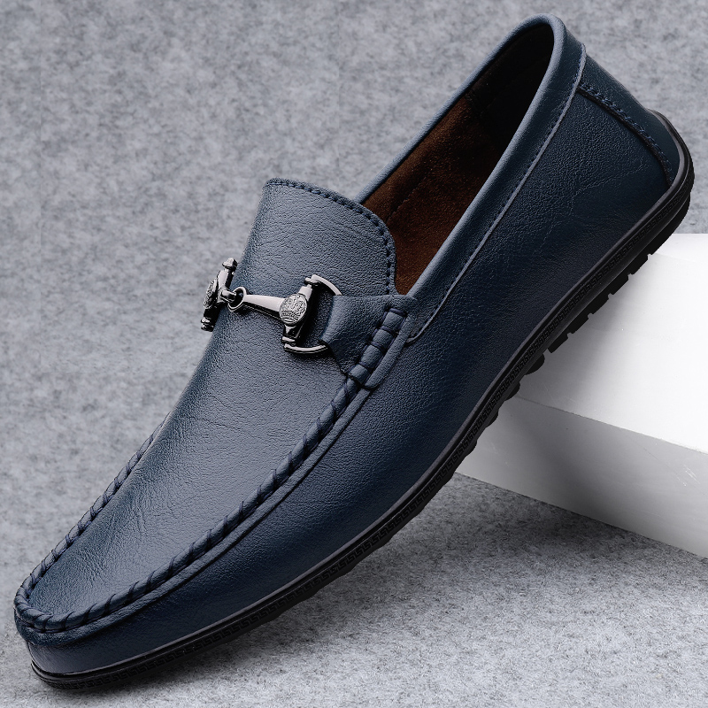 รองเท้าโลฟเฟอร์สีดำใหม่สำหรับผ - Boat Shoe Leather บทวิจารณ์และราคา