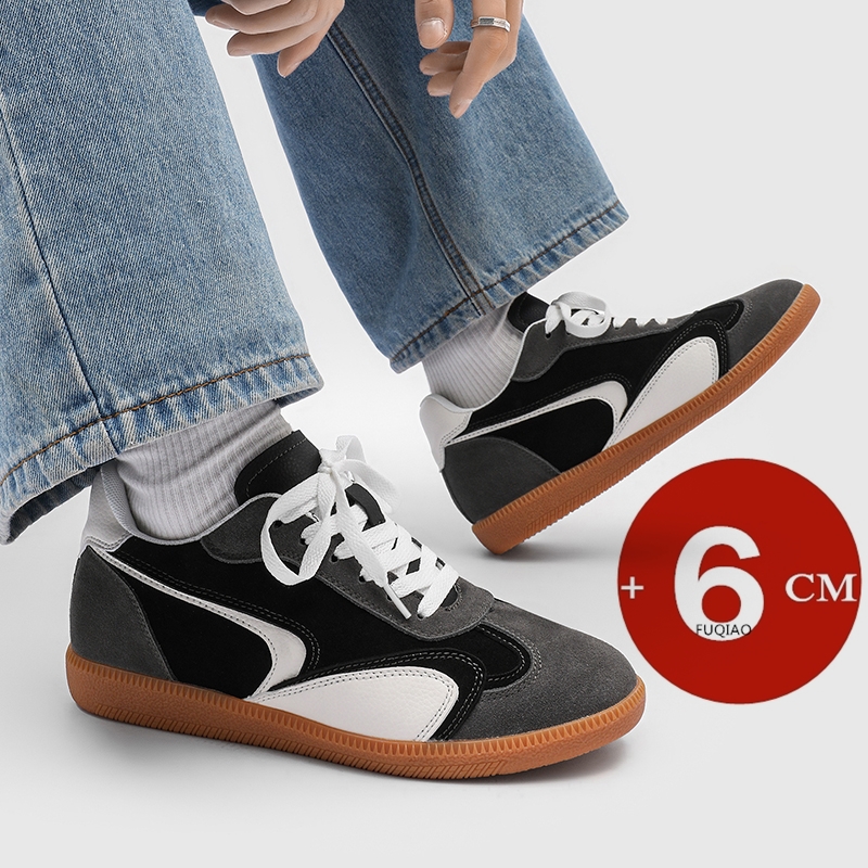 รองเท้าผ้าใบเสริมส้น 6 ซม. สำห - Men Shoes Trainers บทวิจารณ์และราคา