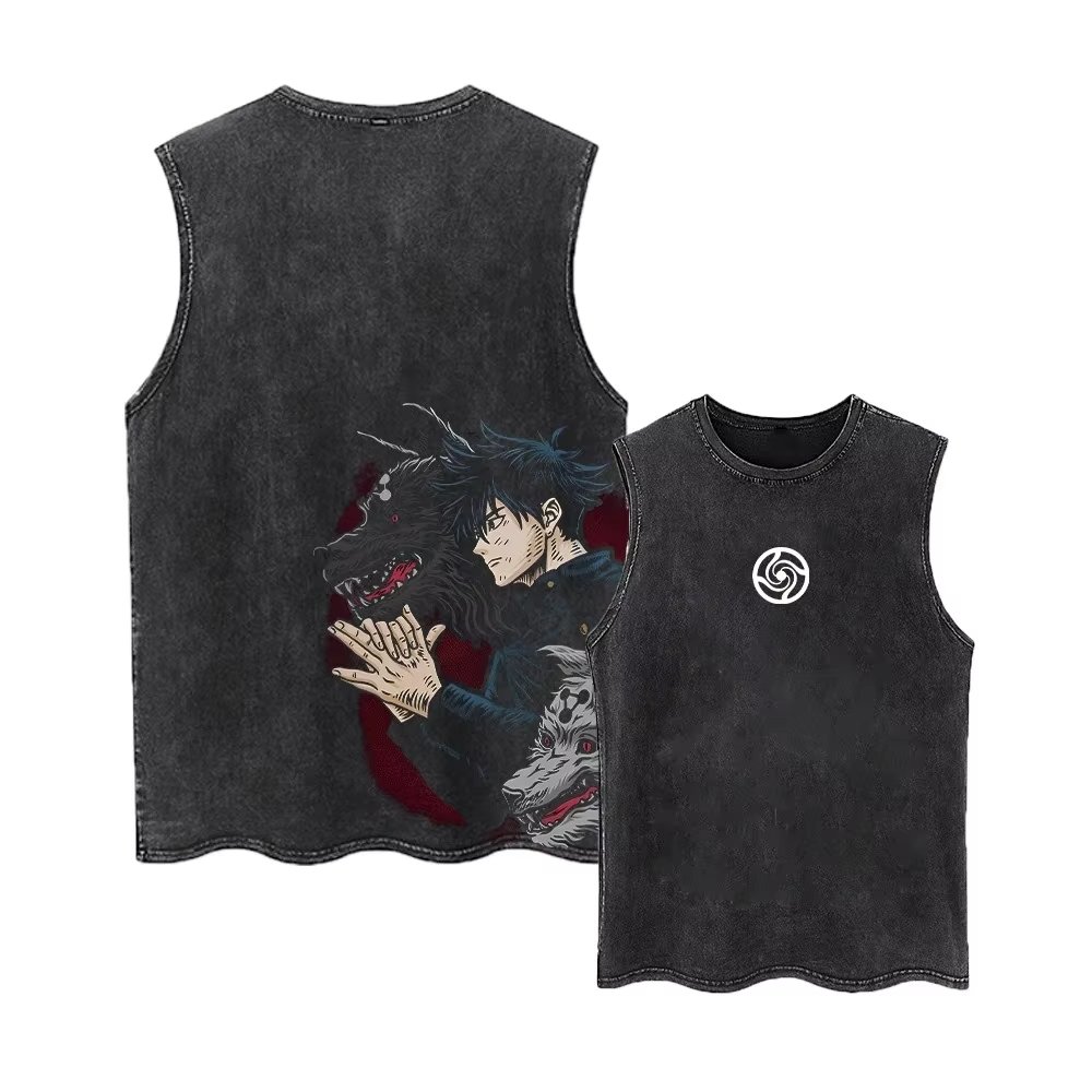 เสื้อกล้ามลายอนิเมะ Jujutsu Ka - Men Shoes Japan บทวิจารณ์และราคา