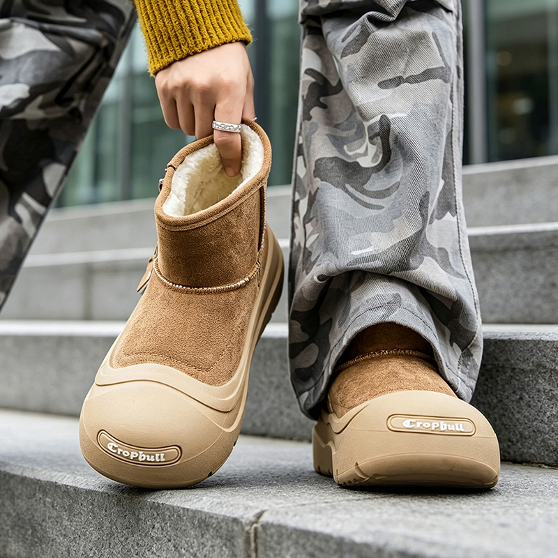 รองเท้าบูทหิมะสำหรับผู้ชายพร้อ - Men'S Shoes Zipper บทวิจารณ์และราคา